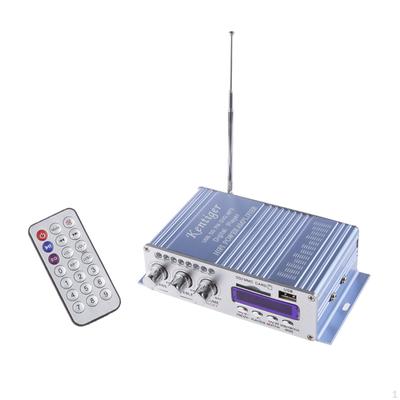 02 Stereo Audio Verstärker unterstützt FM/MP3//USB/ Motorrad Haus