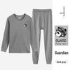 Men's Cotton Thermal Underwear Set for Autumn & Winter – Youth Round Neck Antibacterial