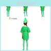 Enchanting Children's Peter Pan Costume Set For Boys Featuring Lush Green Design Ideal For Festive Occasions