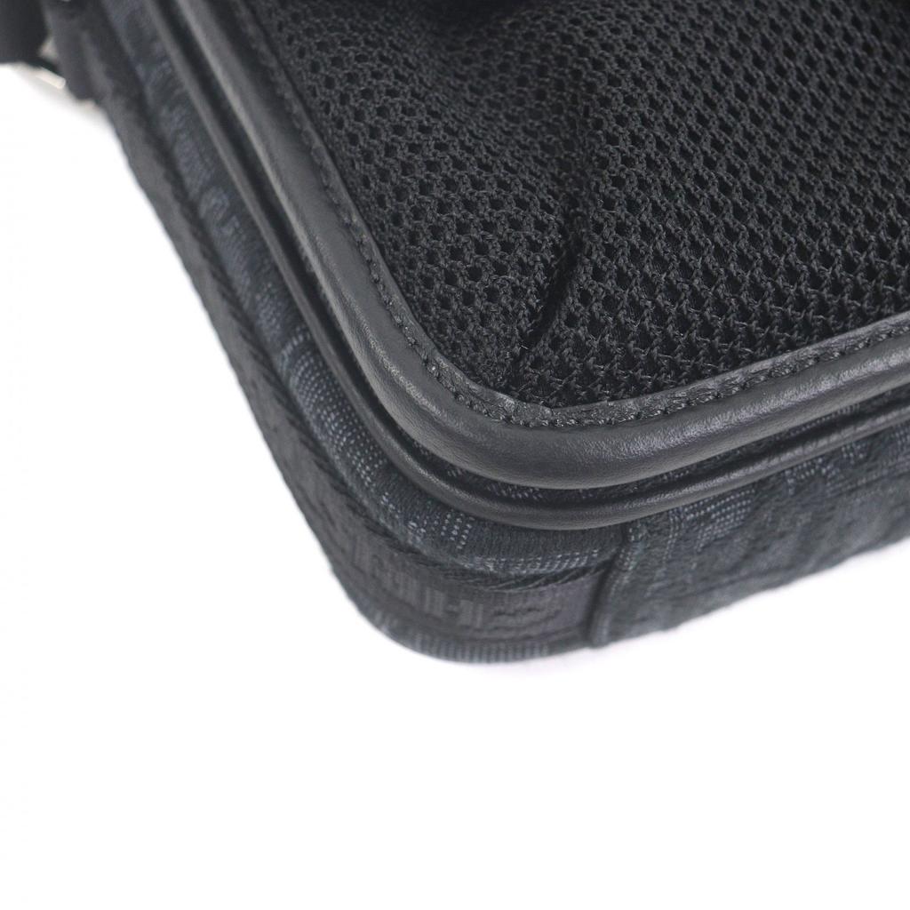 Pristine DIOR Shoulder Bag Dior 8 Buckle Oblique All-Over Pattern Black Used