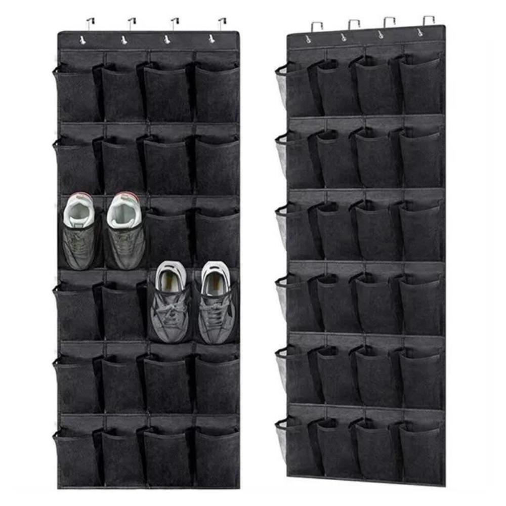 Mesh Cloth Shoes Sorting Storage Hanging Bag Over The Door Sundries Organizer Shoes Slippers Holder Bag