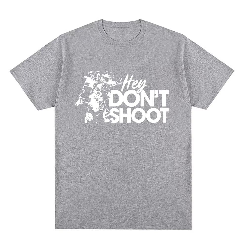Don Shoot Game Arc Raiders T-Shirt Unisex Streetstyle Hip-Hop Reine Baumwolle Kurzarm Herren Hochwertige Streetwear T-Shirt