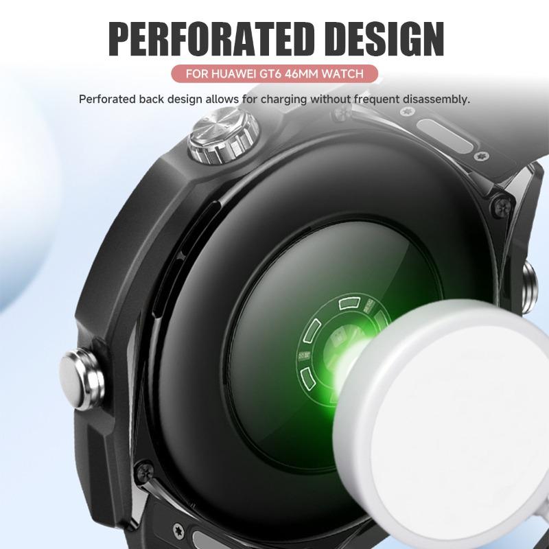 Case for Huawei Watch GT 6 46mm Screen Protector Case Soft TPU All-Around Protective Bumper Cover for Watch GT6 46mm Accessories