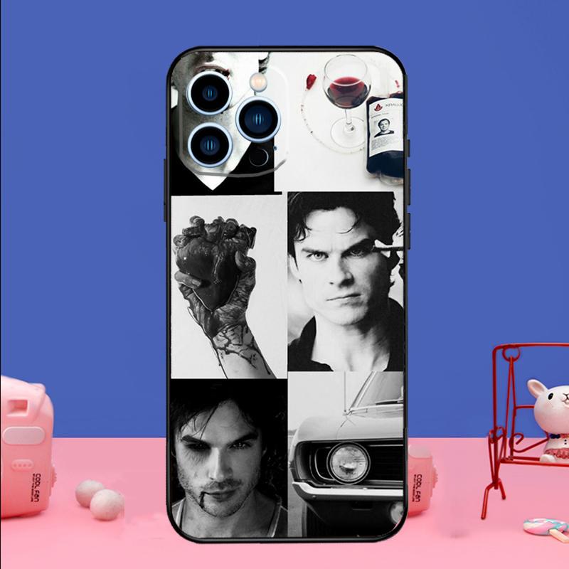 

Damon Salvatore The Vampire Diaries Phone Case For iPhone 17 16 15 14 13 11 12 Pro Max Plus 13 12 mini 16e 17 Air Bumper Cover iPhone 11