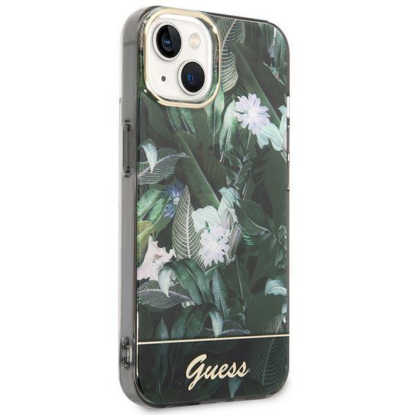 Guess Guhcp14Mhgjgha Iphone 14 Plus / 15 Plus 6.7 Zielony/Green Hardcase Jungle Collection