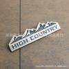JEEP Off-Road 4X4 Snow Mountain Metal Body Car Tail Sticker