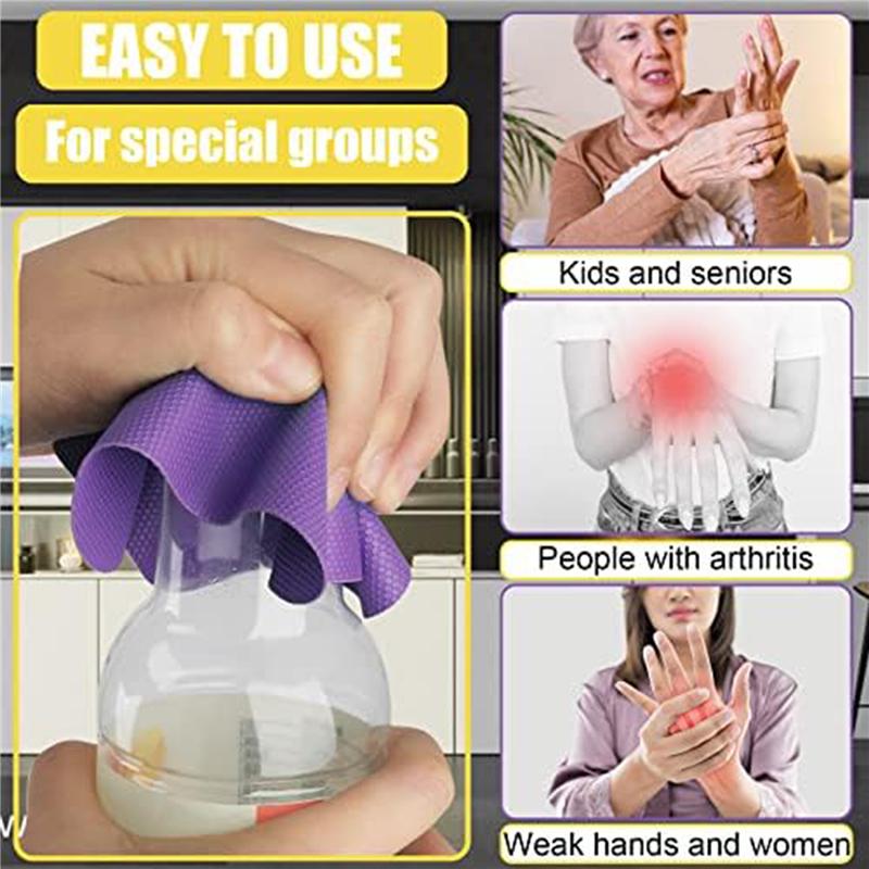 New Silicone Jar Opener Pad Multi-Purpose Round Gripper Bottle Lid Openers Kitchen Pot Holder Gadget Eco-Friendly High Quality