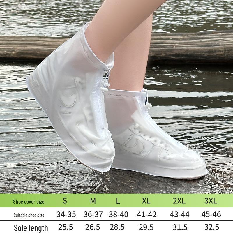 

Утолщенные износостойкие водонепроницаемые нескользящие бахилы для мужчин и женщин S (34-35) - Order larger for thick soles/boots