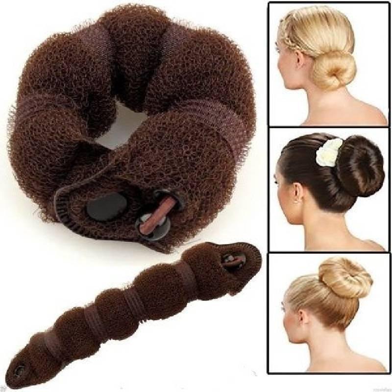Creative Nylon Hair Bun Tool Comfortable Non-tugging Elegant Hair Bun Styler
