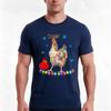 Chicken Christmas Santa Reindeer Lights Farmer Pajamas Tshirt Summer Casual Cotton Tee Oversized Streetwear Tops 100 Cotton