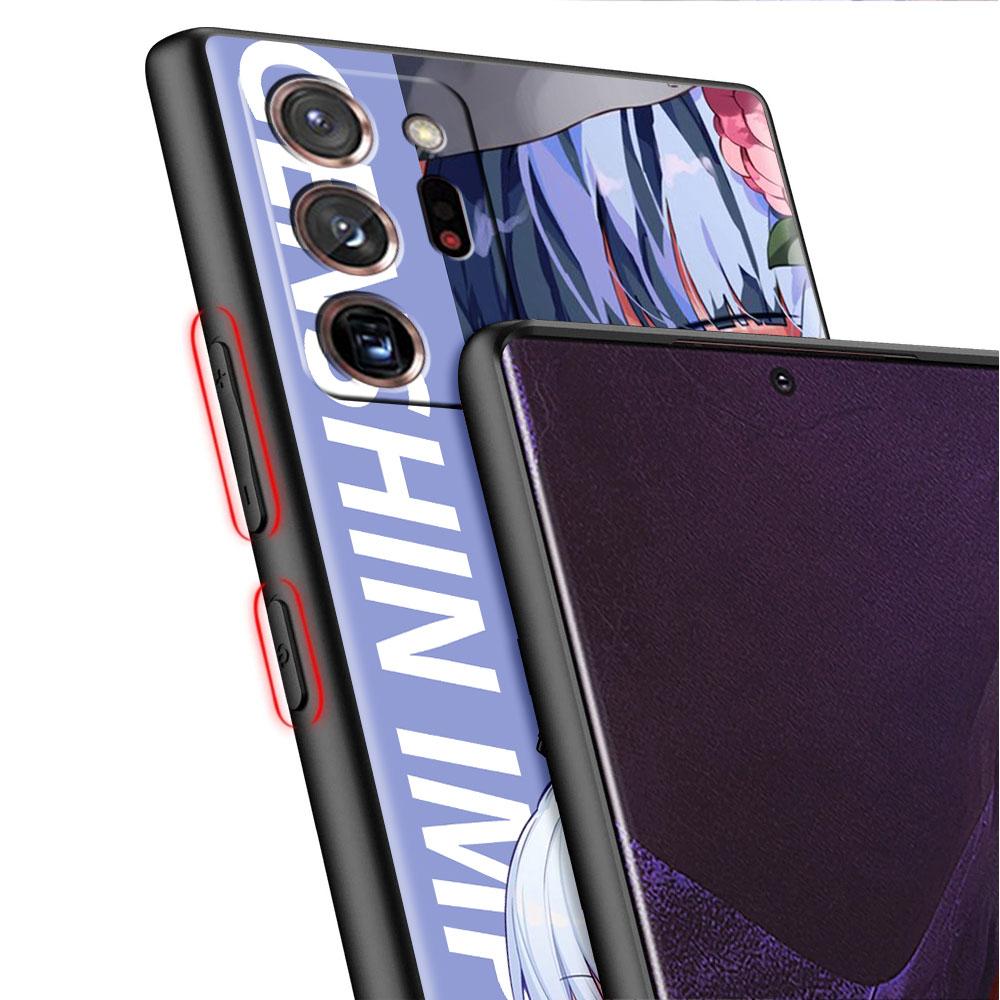 Genshin Impact Game Phone Case For Samsung Galaxy A50 A20e A20s A02s A03 A70 A52 A51 A30 A10 M52 M31 S7 Black Fundas Cover