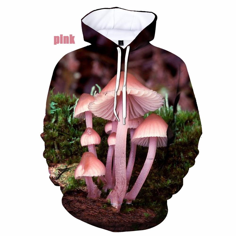 

Толстовка с капюшоном Harajuku Style Mushroom 3D Print для мужчин и женщин, повседневные толстовки с капюшоном 2XL