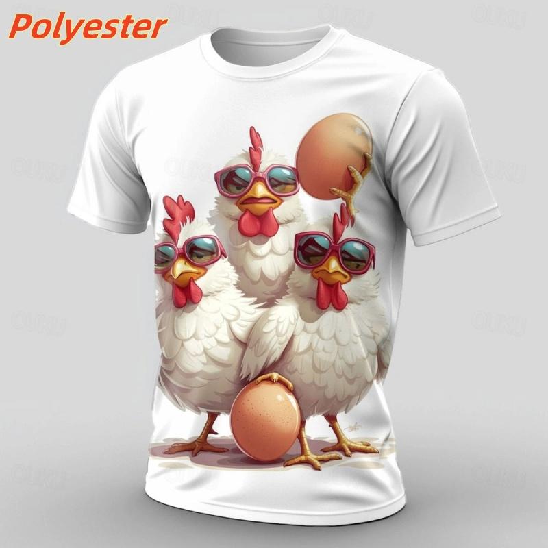

Animal Chicken Sunglass 3D Print Sport Breathable Men XXS