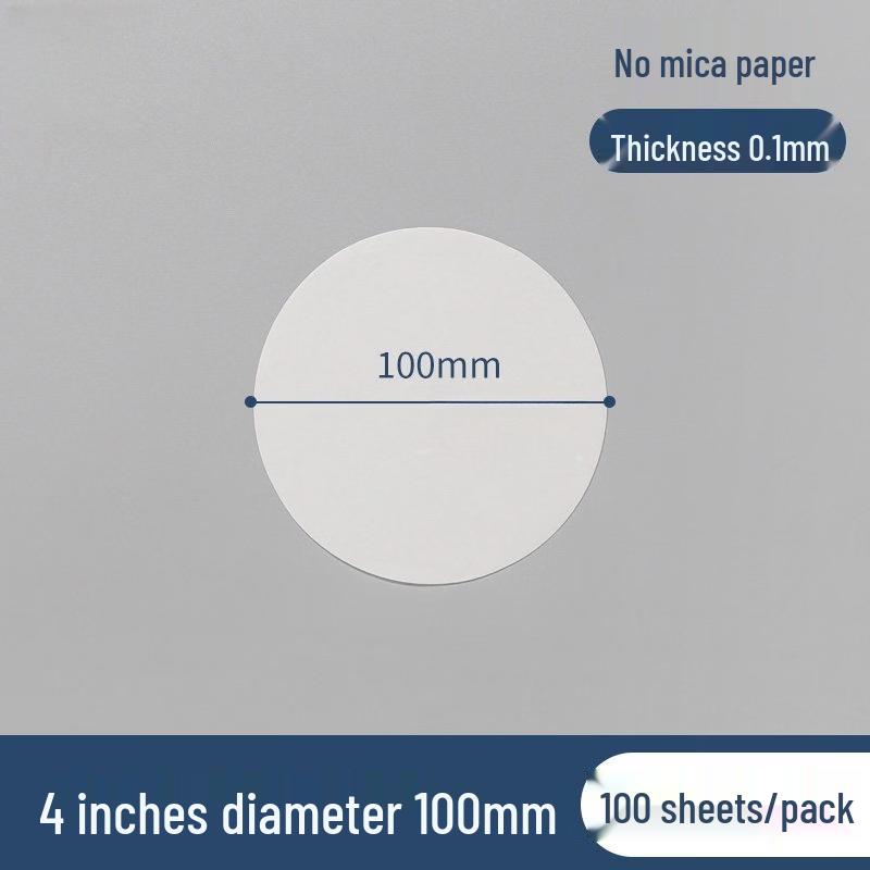 4-Inch White Dust-Free Silicon Wafer Isolation Paper (100 Sheets)