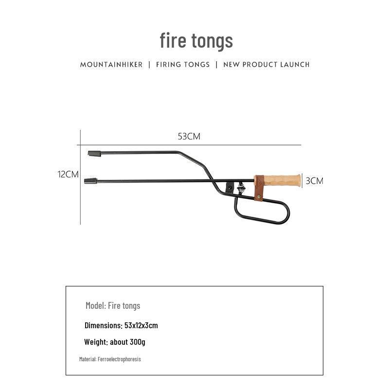 

Mountain Guest Outdoor Fireplace & Grill Spring Tongs