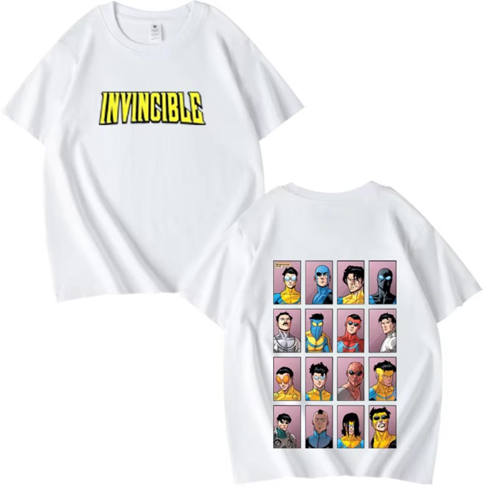 Niezwyciężony Wariant Koszulka Graficzna 2025 Mężczyźni Kobiety Oversize Bawełna Gorąca Wyprzedaż Krótki Rękaw Letni Nadruk Unisex Duże Rozmiary Góry