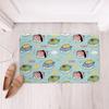 Cute Sushi Area Rug Kawaii Japanese Delicious Food Carpet Cartoon Sushi Pattern Floor Mat For Bathroom Decor Non Slip Doormat