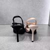 Summer Thin High Heel Women Single Shoes Fashion Pink Pointed Toe Sandals Women Design Banquet Party Sandalias Women Heels Pumps