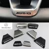 UMEG7 Car Steering Wheel Emblem Sticker Interior Badge Decoration for Mercedes Benz W203 W204 W205 W176 W211 W212 W213 GLA GLC