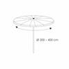 Housse de protection Deluxe pour parasol déporté, env. 64x250