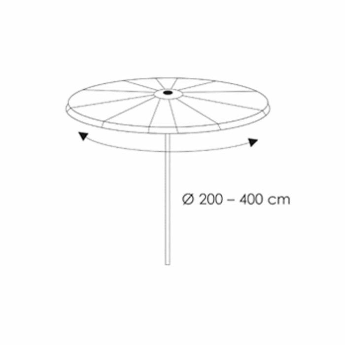 Housse de protection Deluxe pour parasol déporté, env. 64x250