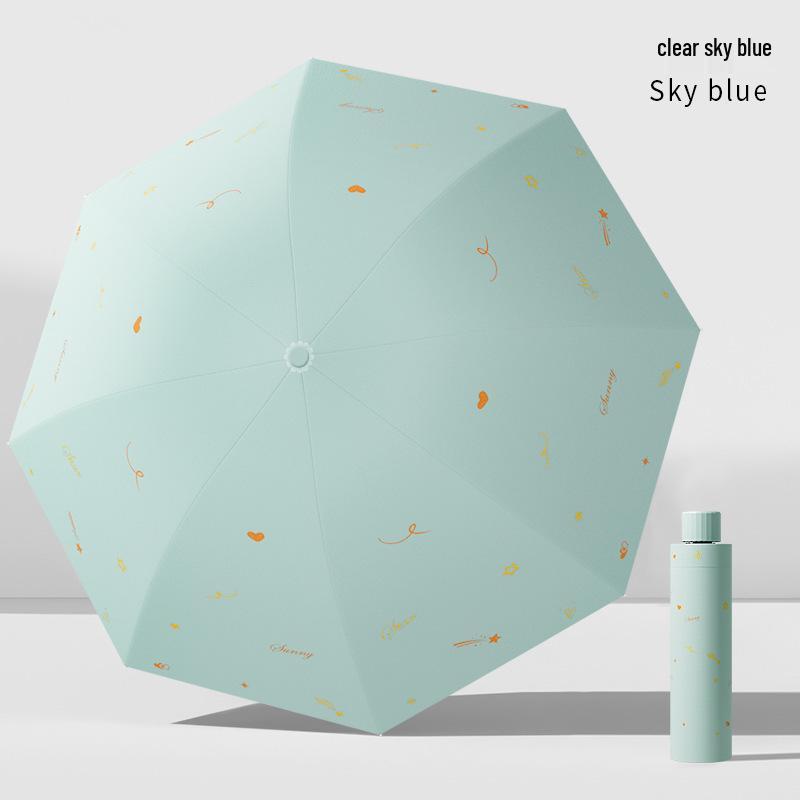 Premium Black UV-Resistant Dual-Purpose Women's Umbrella & Parasol