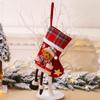 Medium Plaid Christmas Stocking Ornament for Kids' Holiday Candy, Tree Decoration, Home Decor