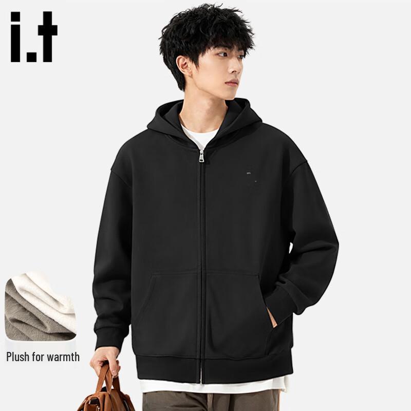 

Fingercroxx Men s Heavyweight Fleece-Lined Hooded Cardigan Jacket L