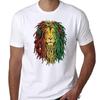 Rasta Lion Graphic T-Shirt - Bold and Vibrant Jamaican-Inspired Style