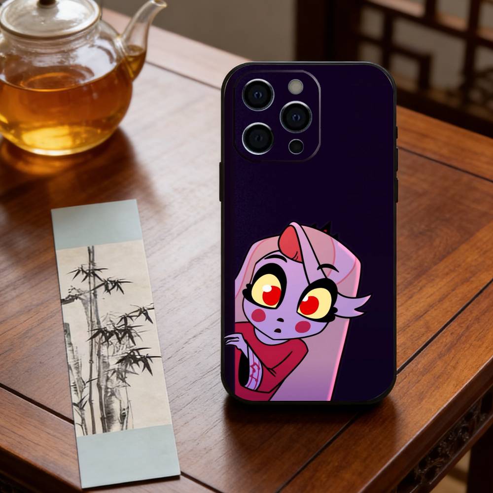 Hazbin Hotel Charlie Morningstar Handyhülle Für iPhone 17, 16,15,14,13,12,11 Plus,Pro Max, Andere Weiche Schwarze Abdeckung