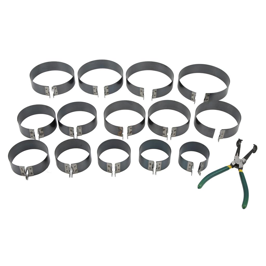 Kolbenring-Kompressor-Satz Professionelle Universelle Einbauzange 14-Band Werkzeugsatz für Auto LKW