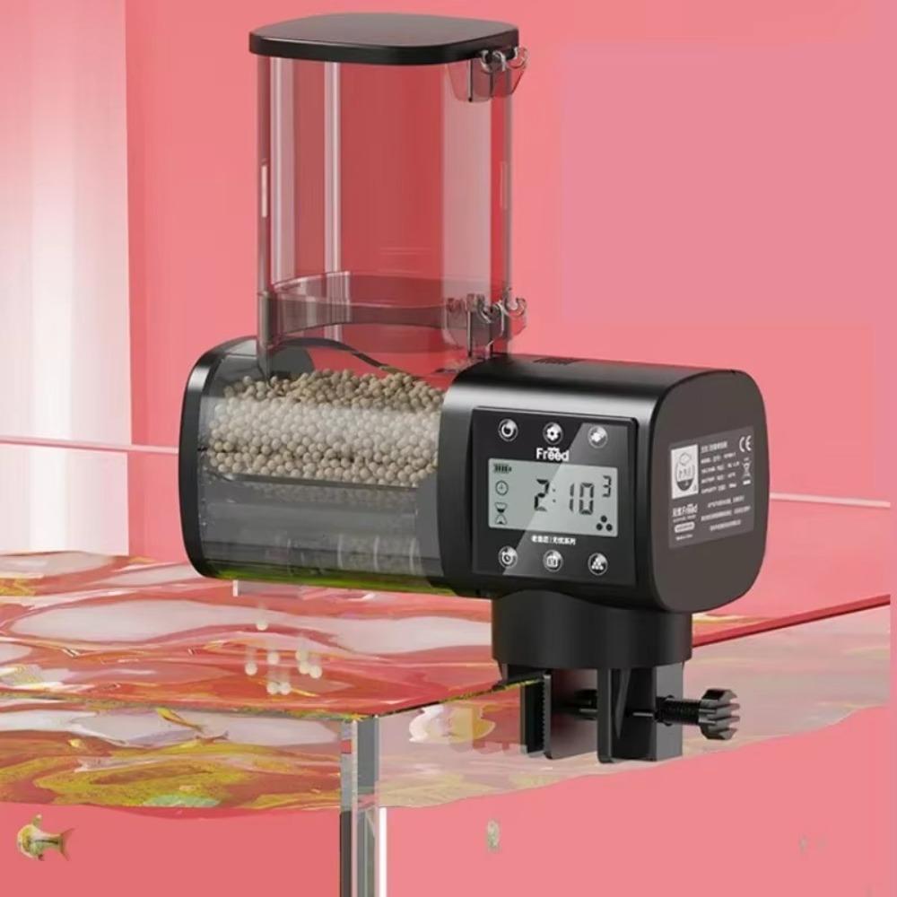 LCD Screen Automatic Fish Feeder Timing Turtle Feeder Professional Fish Food Auto Dispenser