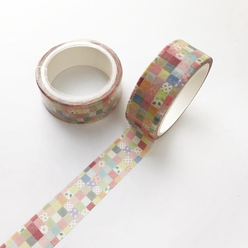 1 Roll Pack Green Plant Decorative Tape DIY Diary Tape Scrapbook Decoration Hand Account Collage Tape Student Stationery Gift Tape