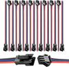 2/3 Pin JST SM Connector 10/20 Pairs Micro Male and Female Adapter Plug 15CM 20AWG Terminal Connector Cable for LED Light