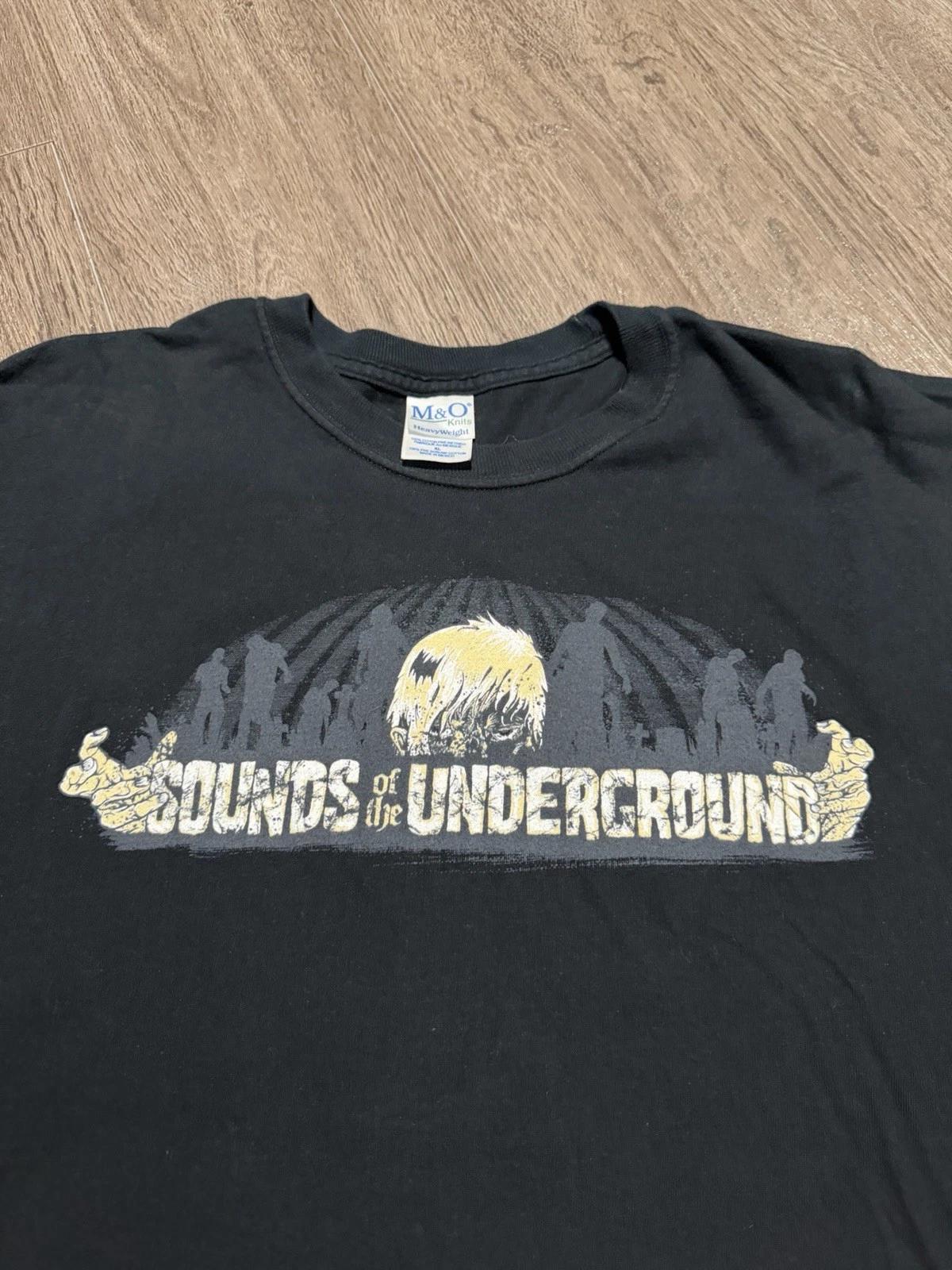 Vintage Sounds Of The Underground Tour T-Shirt XL Hardcore/Metal Festival Tee 3XL