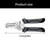 Professional Electrician Wire Stripper Crimping Tool Efficient Function Pliers Ergonomic Handle Carbon Steel Build For Home Workshop Use