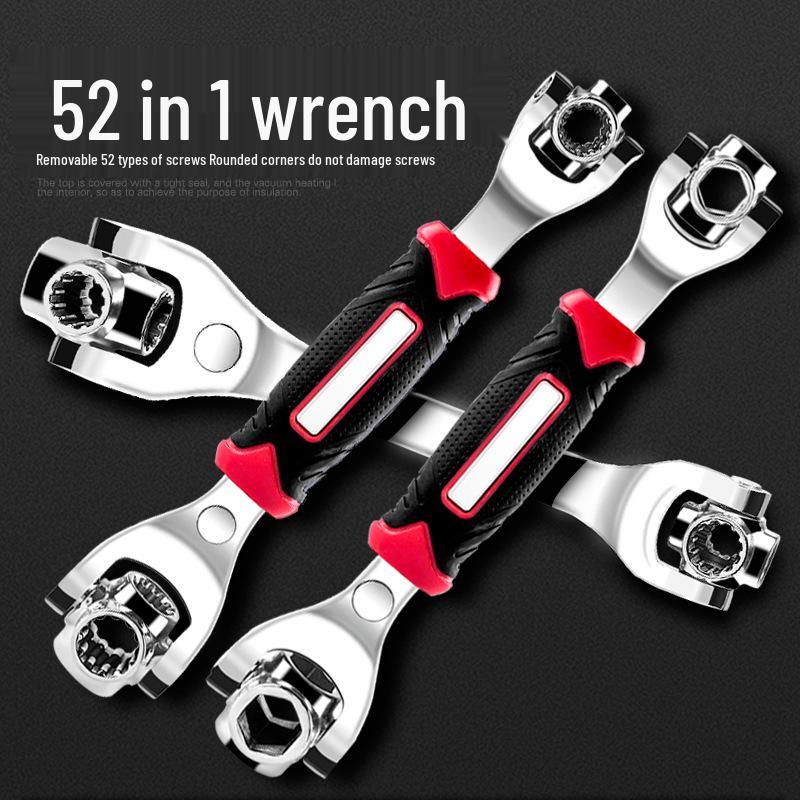 Universal verstellbarer 8-in-1 Mehrkopf-Steckschlüssel im deutschen Stil