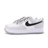 Nike Air Force 1 Coverage Slip Resistant Low Top Skateboard Shoes Men's Gray White Black FJ4146-100(Team59-)