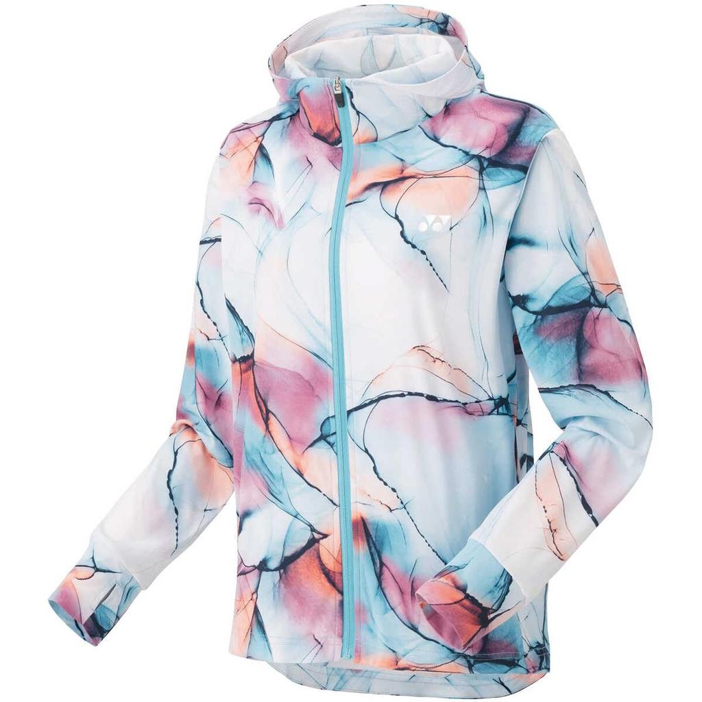 Yonex Knit Light Turquoise Size M Women's Warm-Up Hoodie, (540), (57086)