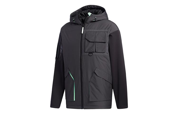 Adidas Jackets Men s Black Hooded Thickened GV3518 XL