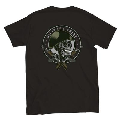 Orgullo Militar - Camiseta Clásica Unisex de Cuello Redondo Camiseta Unisex