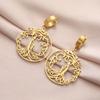 LIKGREAT Hot Sale Son Daughter Stainless Steel Tree of Life Drop Earrings Girls Boys Earring Jewelry for Women Family Gifts 2025