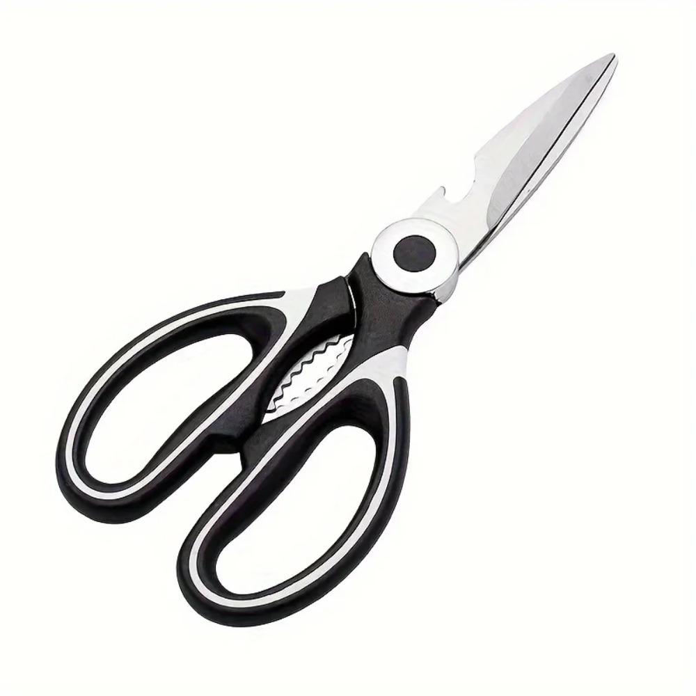1PCS Multifunctional Kitchen Scissors Household Fish Cutting Meat Scissors Stainless Steel Scissors