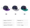 Trendy Color-Block Quick-Dry Five-Panel Waterproof Baseball Cap with Soft Flat Brim for Outdoor Sports and Sun Protection