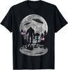Funny Bigfoot Alien UFO 4th of July Patriotic Shirt F Unisex T-Shirt