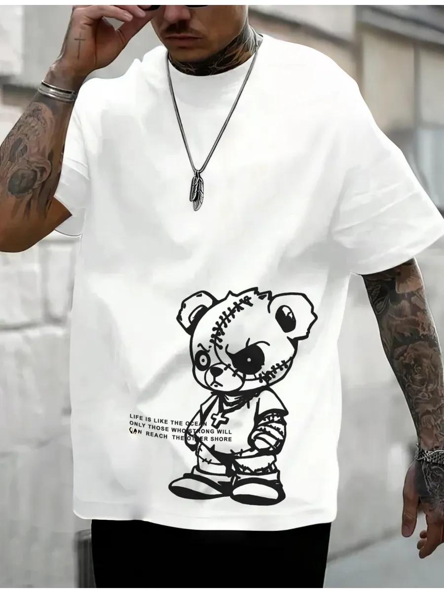 T-shirt with mechanical female figure | cyberpunk | military style | black | 100% cotton | unisex L