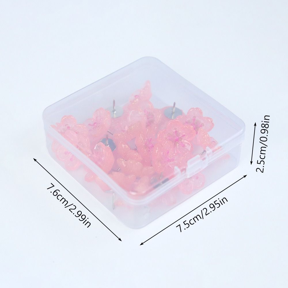 10/20/30Pcs 3D Board Push Pin Creative Thumb Tacks Portable Decorative Studs  Office School Supplies