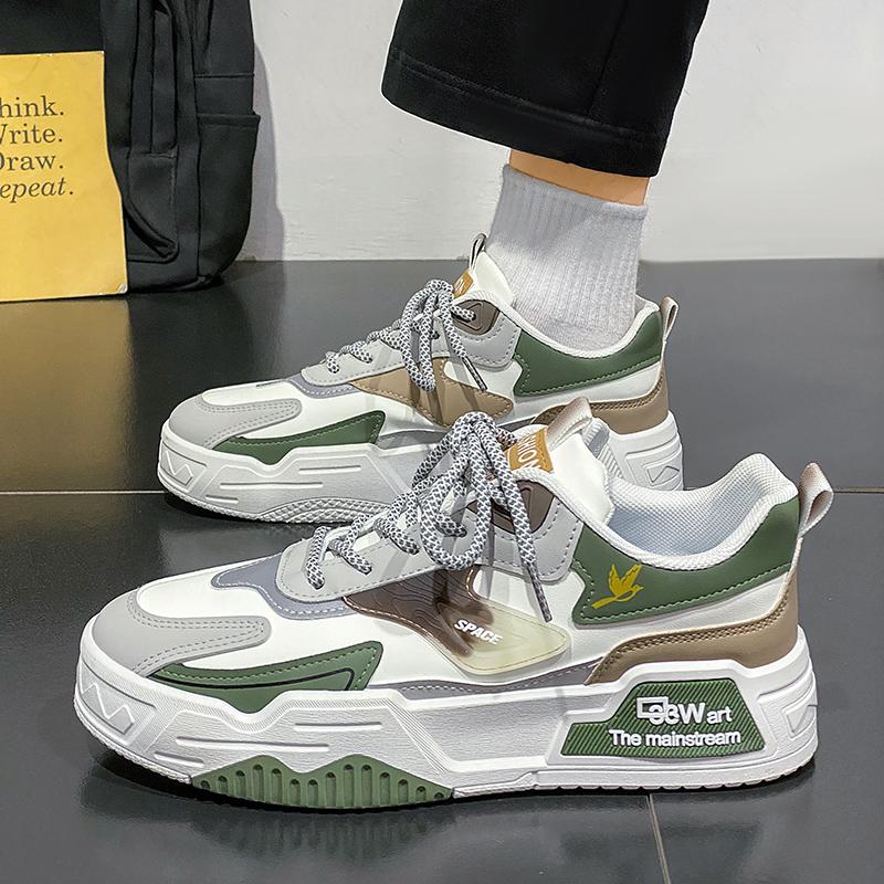 

New Casual Sports Shoes Men s Leather Low Cut Fashion Trend Korean Version Men s Skateboarding Shoes Men s Outdoor Casual Shoes 39