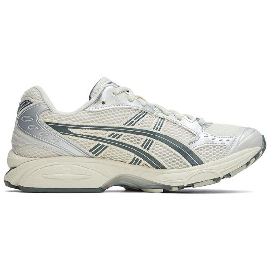 Asics Gel Kayano 14 Birch Dark Pewter Unisex Sneakers Cream 1201A019-200