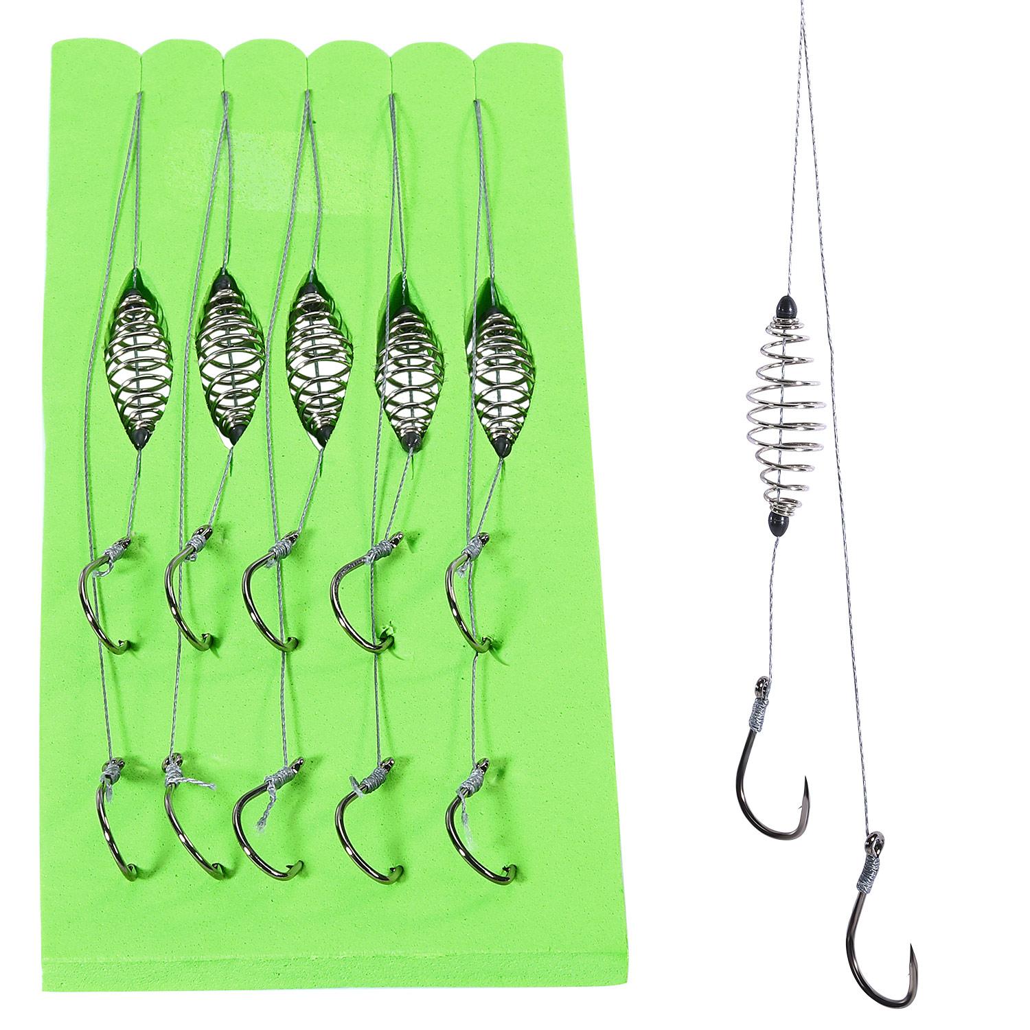 

Набор рыболовных крючков для ловли басса 5 шт. Прочные острые крючки для бейткастинга для рыбалки и снастей